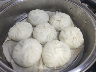 小白菜素包子的做法步骤：17