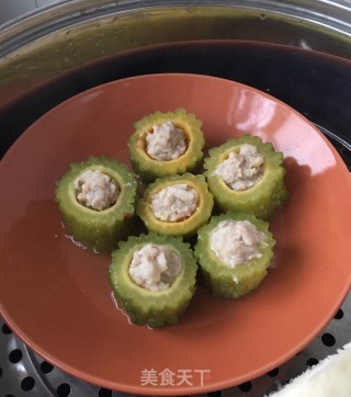 苦瓜酿肉的做法步骤：14