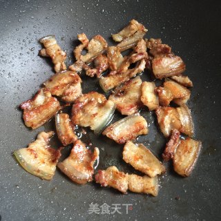 香煎五花肉的做法步骤：5