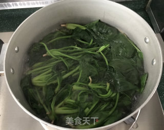 凉拌菠菜粉丝的做法步骤：5