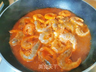只需番茄酱的番茄大虾的做法步骤：3