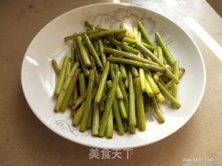 清炒蒜薹的做法步骤：8
