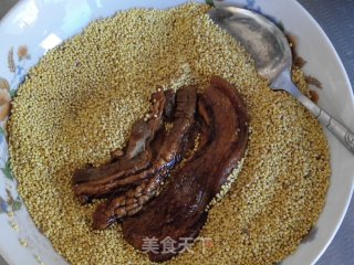 小米扣肉的做法步骤：9