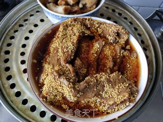 小米扣肉的做法步骤：11