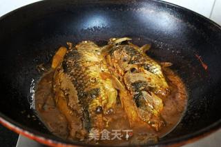 酱炖鲫鱼的做法步骤：7
