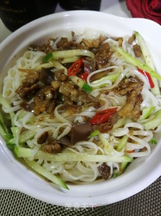 茄子肉卤拌面的做法步骤：6