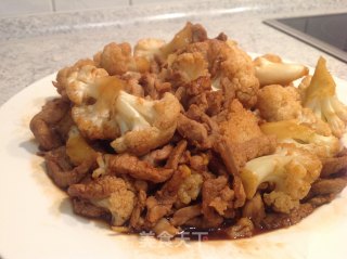 肉丝菜花的做法步骤：7