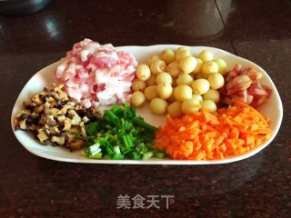 清香解暑荷叶饭的做法步骤：3