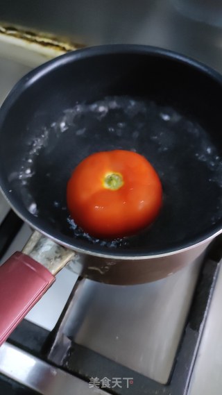 番茄虎皮鹌鹑蛋的做法步骤：3