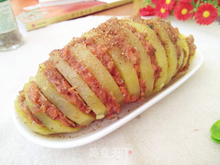 蒸制版风琴土豆的做法步骤：9