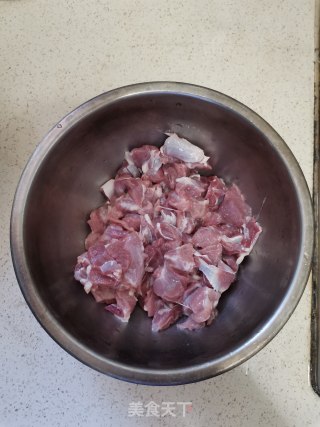 孜然羊肉的做法步骤：3