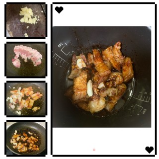 美味下饭：五花肉焖芋头的做法步骤：2