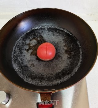 西红柿鸡蛋豌豆面的做法步骤：3