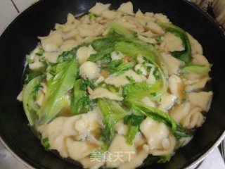 家常面团汤的做法步骤：4