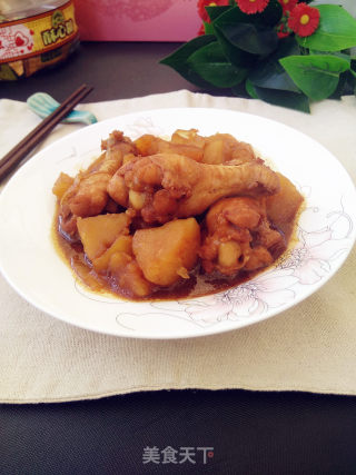电饭煲炖鸡翅的做法步骤：9