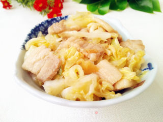 五花肉炒圆白菜的做法步骤：9