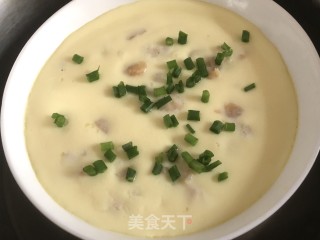 瑶柱蒸蛋的做法步骤：7