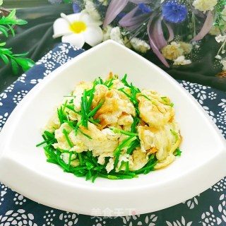 韭菜花炒鸡蛋的做法步骤：10