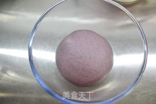 香肠泡菜奶酪黑米面包的做法步骤：7
