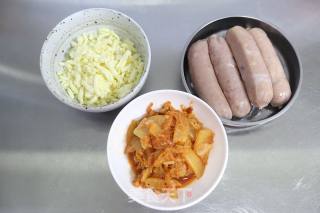 香肠泡菜奶酪黑米面包的做法步骤：8