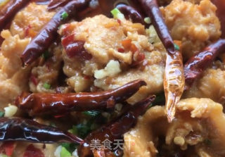 香辣滑肉的做法步骤：8