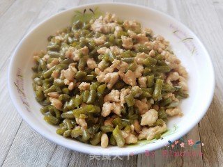 肉末酸豆角的做法步骤：10