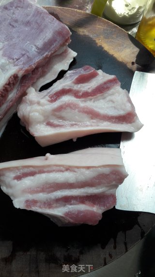 五花肉烧干豆角的做法步骤：2