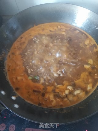 香菇肉酱打卤面的做法步骤：17
