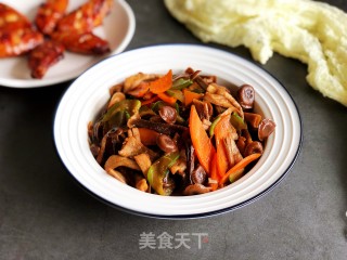小炒鹿茸菌的做法步骤：8