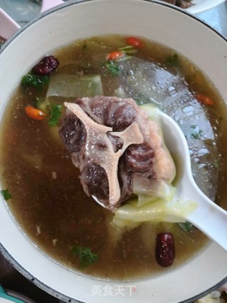 牛尾黄瓜汤的做法步骤：5
