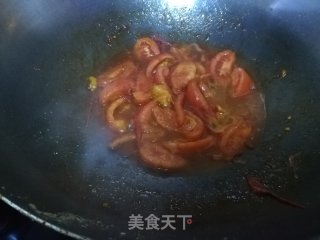 柿子炒鸡蛋的做法步骤：9
