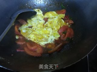 柿子炒鸡蛋的做法步骤：11