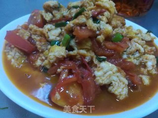 柿子炒鸡蛋的做法步骤：14