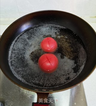 西红柿烧茄子的做法步骤：3