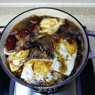 鸡蛋艾叶煮娘酒的做法步骤：12