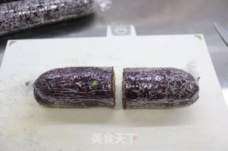 紫糯米油条饭团的做法步骤：17