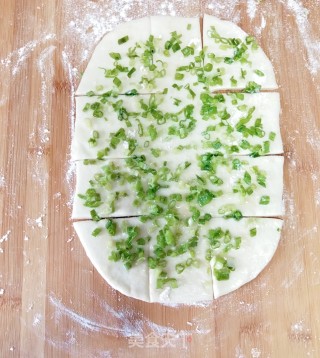 香葱发面饼的做法步骤：4