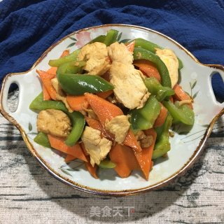 鸡胸肉炒时蔬的做法步骤：8