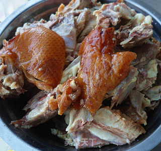 香酥椒盐鸭架的做法步骤：2