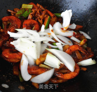 干锅大虾的做法步骤：10