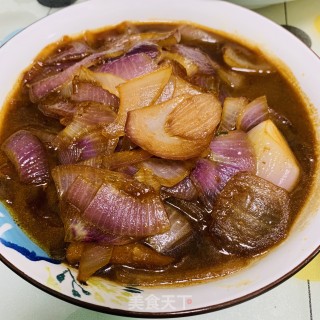 家常五花肉+酱汁炒洋葱的做法步骤：13