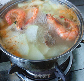 鸭架冬瓜汤的做法步骤：6