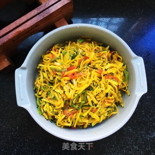 番茄炒菜南瓜的做法步骤：10