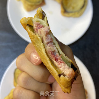 恒一火腿午餐肉茄饼的做法步骤：9