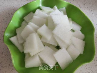 粉丝虾皮冬瓜汤的做法步骤：3