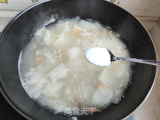 粉丝虾皮冬瓜汤的做法步骤：11