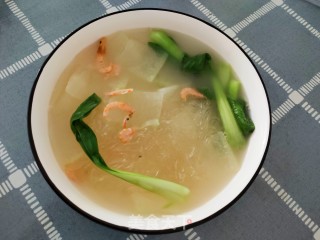 粉丝虾皮冬瓜汤的做法步骤：14