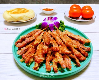 酥炸牛肉小串的做法步骤：9