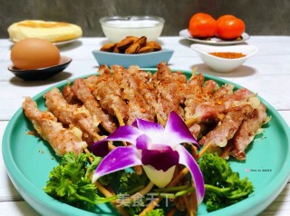 酥炸牛肉小串的做法步骤：12