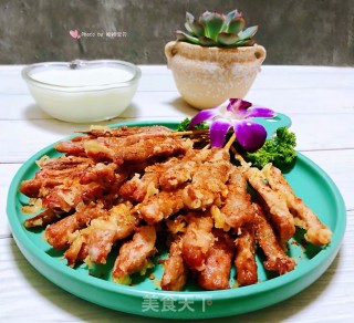 酥炸牛肉小串的做法步骤：13